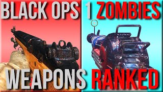 All BLACK OPS 1 ZOMBIES Weapons RANKED WORST to BEST [upl. by Neelloj224]