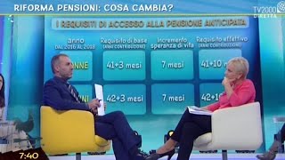 Riforma pensioni cosa cambia [upl. by Narcissus]