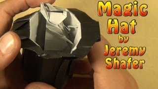 Origami Magic Hat Rabbit in a Hat by Jeremy Shafer [upl. by Putnem]