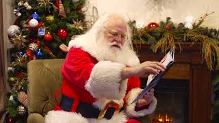 MAX Cozy Christmas Countdown  Santa reads 5 More Sleeps Till Christmas by Jimmy Fallon [upl. by Phelgen804]