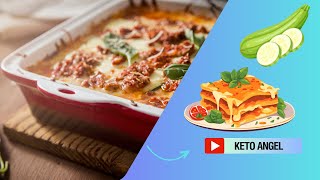 Low carb lasagna recipe Keto Cheesy Zucchini Noodles amp Zero Guilt Gluten Free [upl. by Paul961]