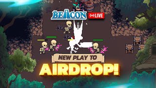 NEW play to earn game The beacon Gameplay AD Pixels online gameplay Spellborne gameplay [upl. by Arehsat]