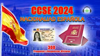 Examen Nacionalidad Española 2024  Estudia las preguntas oficiales CCSE [upl. by Darej]