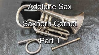 Adolphe Saxhorn Part 1 band instrument repair Wes Lee Music [upl. by Nimajneb]