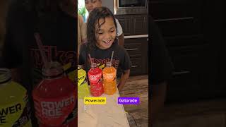 Gatorade Vs Powerade powerade gatorade youtubeshorts [upl. by Perrin]