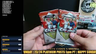 SUNDAY FUNDAY 2024 TOPPS CHROME TENNIS 2 [upl. by Valerian]