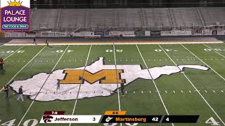 WV High School EPAC Football Jefferson  Martinsburg 10222021 [upl. by Neelyaj]