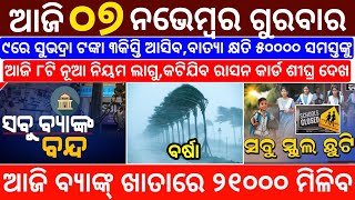 todays morning news odisha7 November 2024subhadra yojana online registrationodisha news today [upl. by Eixirt]