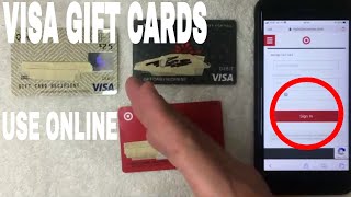 ✅ How To Use Visa Gift Cards Online 🔴 [upl. by Semreh]