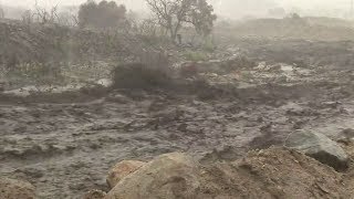 Mandatory evacuations issued in Lake Elsinore as rains continue  ABC7 [upl. by Ainej]