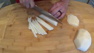 The Everyday Chef How To Peel amp Cut Jicama [upl. by Viglione945]