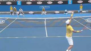 Berdych Serve Slow Motion [upl. by Yrrehc374]