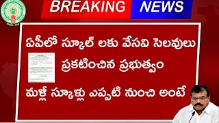 AP School Summer Holidays 2024 Latest News  AP Summer Holidays 2024 In Telugu  AP School Holidays [upl. by Ahsets]