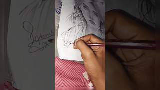 Girl portraitsketch trending shorts youtubeshorts jale2 adarshyouknow1 [upl. by Maxine402]