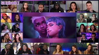 ARCANE Season 2 Episode 7 Reaction Mashup [upl. by Enelear]