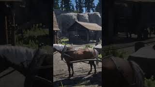 Arthur Morgan in a chaotic scene shorts arthurmorgan rdr2 [upl. by Elyag]