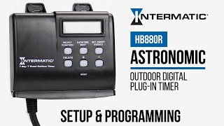 How to Program the Intermatic HB880R Outdoor Plugin Timer [upl. by Led]