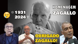 LUTO FAMOSOS HOMENAGEIAM MÁRIO JORGE LOBO ZAGALLO😭​ [upl. by Denbrook708]