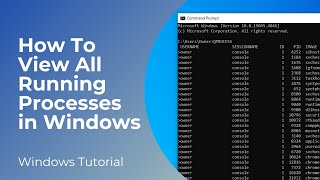 How To View All Running Processes in Windows 10 amp 11 [upl. by Yemrej963]