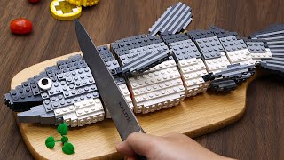 LEGO Breakfast 5 Min Easy Smoked SALMON Avocado Toast  Best of LEGO COOKING Compilation [upl. by Thane]