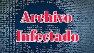 Archivo infectado con virus  broma [upl. by Norrie837]