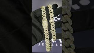 Cuban Link Chain 💎🥶 moissanitejewelry chain cubanlinkchain [upl. by Atterual437]