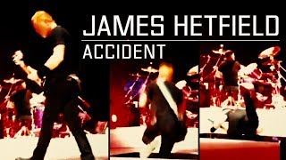 WITNESS James Hetfield from Metallica  Falls  Accident in Ziggo Dome Amsterdam [upl. by Assin]