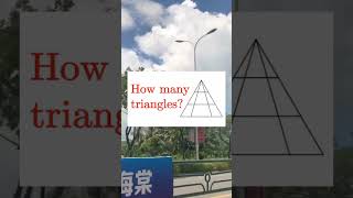 How many triangles are there memes shorts [upl. by Jeunesse296]