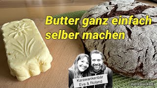 Butter selber machen [upl. by Aihtnys]