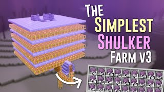 Minecraft Fast amp Simple Shulker Farm  Java 117  121  by Balllight amp The Archivists [upl. by Absa]