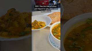 Whats happening in the kitchen today  Aloo Puri  shorts [upl. by Haletky]