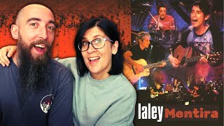 La Ley  Mentira Unplugged REACTION with my wife [upl. by Berkeley41]