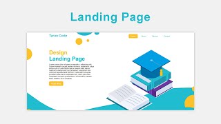 how to create a landing page in 10 minutes with source code [upl. by Marlow472]