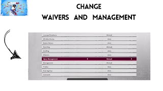 How to Change Waivers and management Settings in MLB THE SHOW 24 [upl. by Ettenaj]