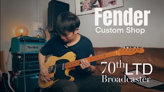 Fender Custom Shop Broadcaster 70th By Guitarcoach Shop [upl. by Ernesto549]