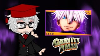 GRAVITY FALL REACT DIPPER AS GOJO✨🧢☄️TAKERU [upl. by Silvie]