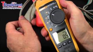 How To Measure Current On A Power Cord with the Fluke 375 [upl. by Ollehto663]