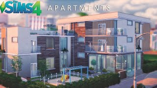 APARTMENTS  Newcrest noCC THE SIMS 4  Stop Motion [upl. by Giamo582]