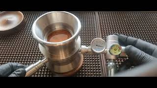 Quick testing DIY pneumatic coffee machine [upl. by Neimad]