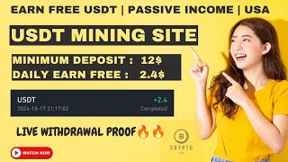 PER CLICK 180 USDT  CRYPTOCURRENCY INVESTMENT  USDT INVESTMENT SITE  EARN MONEY DAILY 💵 [upl. by Ainud530]