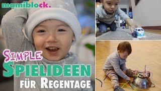 9 einfache Spielideen für Kleinkinder  DIY  mamiblock [upl. by Stranger]