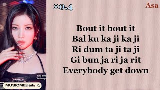 Rap tutorial Learn ASA rap part in quotForeverquot by BABYMONSTER  slowed easy lyrics [upl. by Yrocej595]