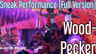 Sneak Performance of the Woodpecker Full Version  The Masked Singer USA Season 12 Ep 2 [upl. by Matthia229]