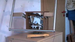 Helioworm  DIY Heliostat drive with self made worm gear Part 3  time lapse [upl. by Notpmah]