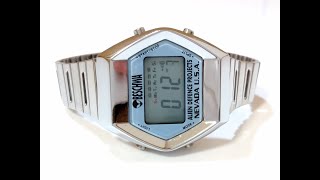 BESCHWA Digital Wrist Watch by SEIKO Y735A010 [upl. by Ahrens]