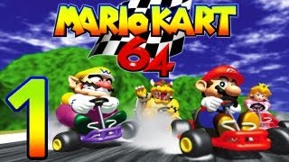 Lets Play Mario Kart 64  Part 1  PilzCup 100ccm [upl. by Hobard]