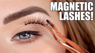 NEW Velour Beauty Magnetic Lashes  How to Apply  Review [upl. by Boothe]