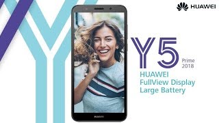 Huawei Y5 Prime 2018 Official Video  Trailer Introduction Commercial [upl. by Hgalehs384]