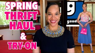 Spring THRIFT HAUL amp TRYON  Come Thrift With Me [upl. by Adianes]