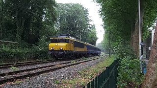 Overbrenging van Koninklijke trein Rijtuigen SR10 en SR12 met NSM 1768 te Utrecht [upl. by Loats]